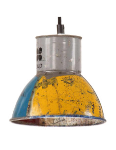 Lampada Sospesa Industriale 25 W Multicolore Rotonda 17 cm E27