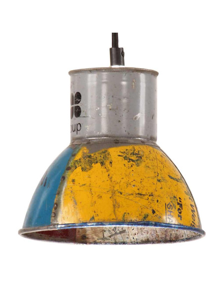 Lampada Sospesa Industriale 25 W Multicolore Rotonda 17 cm E27