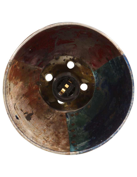 Lampada Sospesa Industriale 25 W Multicolore Rotonda 17 cm E27