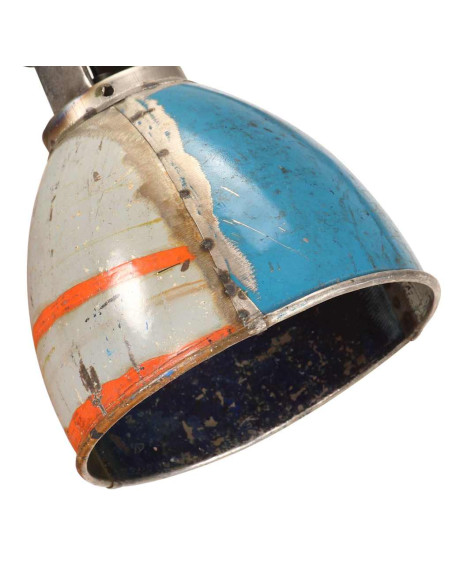 Lampada da Parete in Stile Industriale Rotonda Multicolore E27