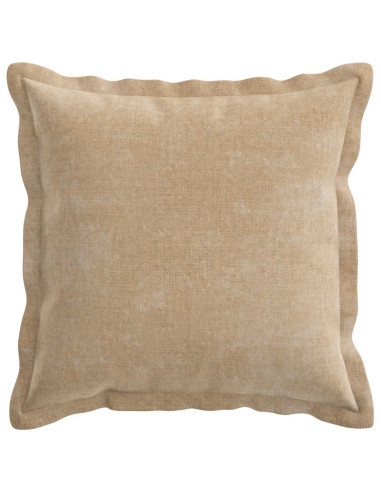 Federa 12 pz HOUTEN Tortora 40 x 40 cm Tessuto Chenille