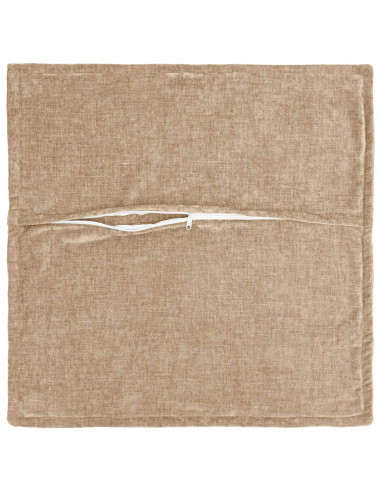 Federa 12 pz HOUTEN Tortora 40 x 40 cm Tessuto Chenille