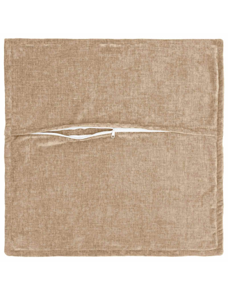Federa 12 pz HOUTEN Tortora 40 x 40 cm Tessuto Chenille