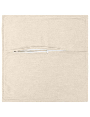 Federa 12 pz HOUTEN Crema 40 x 40 cm Tessuto Chenille