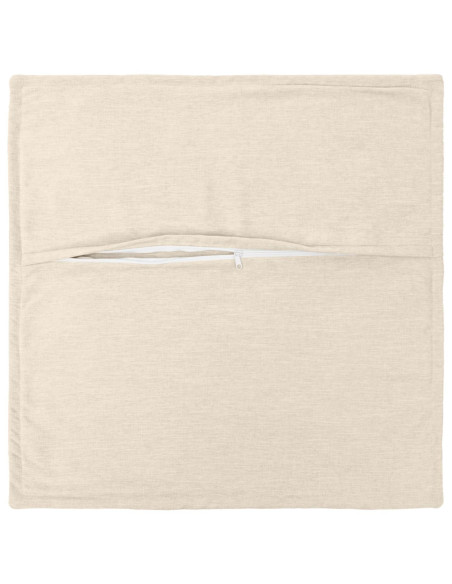 Federa 12 pz HOUTEN Crema 40 x 40 cm Tessuto Chenille