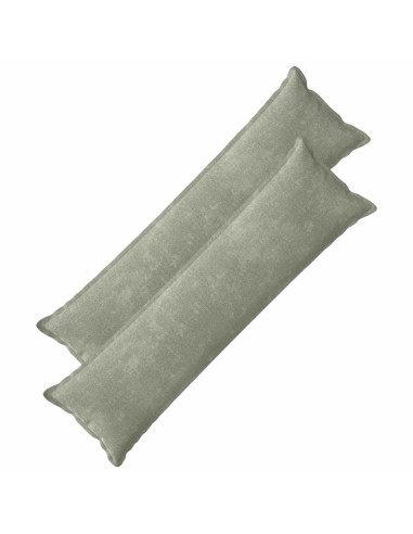 Federa 2 pz HOUTEN Verde 40 x 145 cm Tessuto Chenille