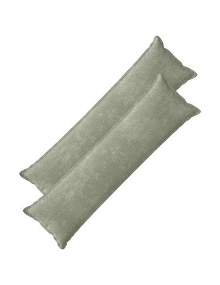 Federa 2 pz HOUTEN Verde 40 x 145 cm Tessuto Chenille