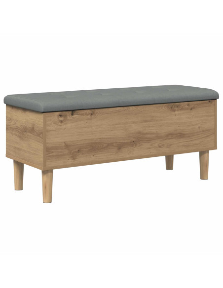 Panchina con Cuscino Rovere Artigianale 102 x 42 x 46 cm