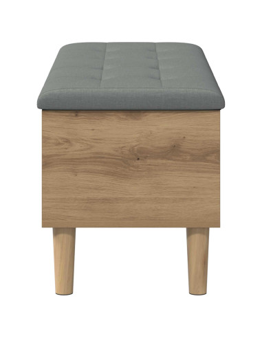 Panchina con Cuscino Rovere Artigianale 102 x 42 x 46 cm