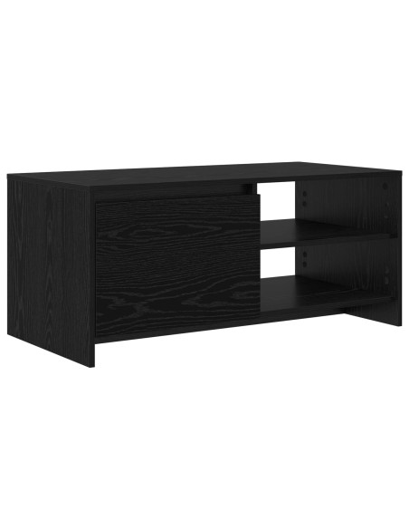 Tavolino da salotto Rovere Nero 102 x 50 x 45 cm
