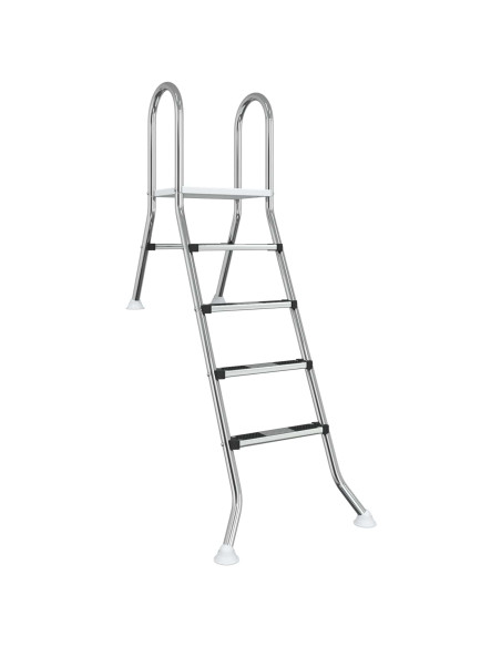 Scala per piscina parzialmente interrata 195 x 116 cm 4-Gradino