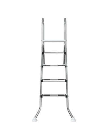Scala per piscina parzialmente interrata 195 x 116 cm 4-Gradino