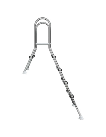 Scala per piscina parzialmente interrata 195 x 116 cm 4-Gradino
