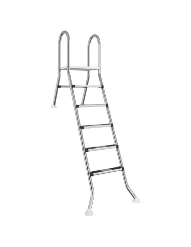 Scala per piscina parzialmente interrata 222 x 128 cm 5-Gradino