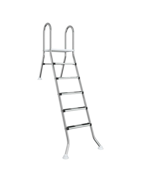 Scala per piscina parzialmente interrata 222 x 128 cm 5-Gradino