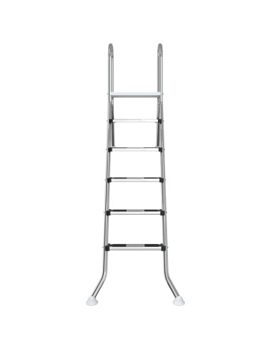 Scala per piscina parzialmente interrata 222 x 128 cm 5-Gradino