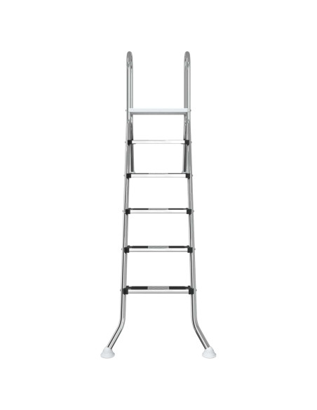 Scala per piscina parzialmente interrata 222 x 128 cm 5-Gradino