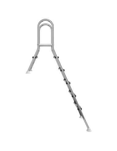 Scala per piscina parzialmente interrata 222 x 128 cm 5-Gradino