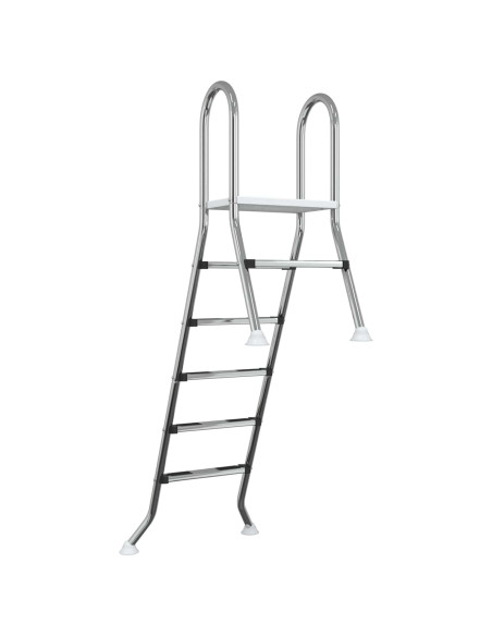 Scala per piscina parzialmente interrata 222 x 128 cm 5-Gradino