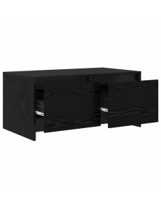 Tavolino da salotto Rovere Nero 90 x 50 x 41.5 cm 2