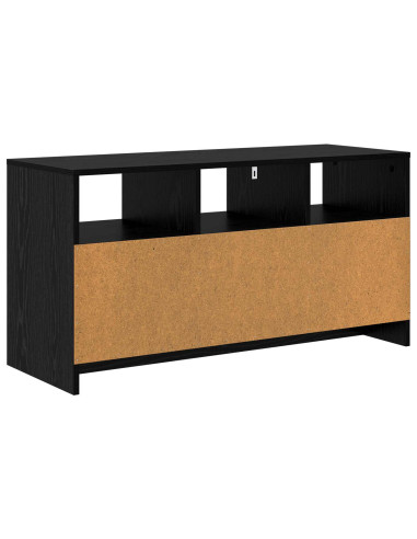 Mobile TV 102 x 37,5 x 52,5 cm Rovere Nero Legno ingegnerizzato