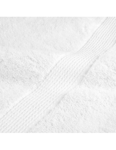Asciugamani Premium SOLUND 4 pz Bianco 50x100 cm 600 g/m²