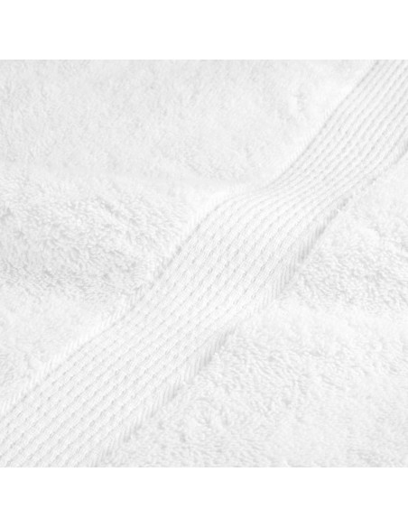 Asciugamani Premium SOLUND 4 pz Bianco 50x100 cm 600 g/m²