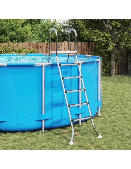 Scala per piscina fuori terra 224 x 175 cm 5-Gradino