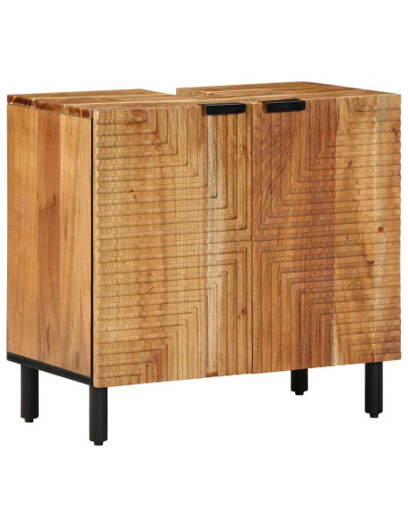 Set di Armadi da Bagno 4 pz Naturale 38 x 33 x 160 cm