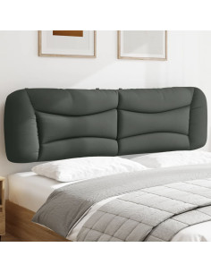 Cuscino Testiera Hvar Grigio Scuro 193 cm in Tessuto