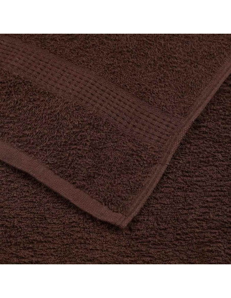 Set di asciugamani 6 pezzi FROGN Marrone 360 g/m²
