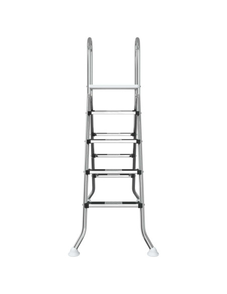 Scala per piscina fuori terra 195 x 150 cm 4-Gradino