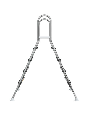 Scala per piscina fuori terra 195 x 150 cm 4-Gradino