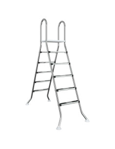Scala per piscina fuori terra 224 x 175 cm 5-Gradino 2