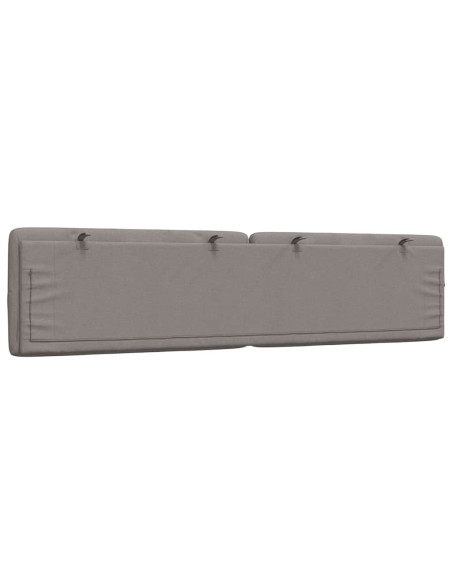 Cuscino Testiera Tortora 200 cm in Tessuto