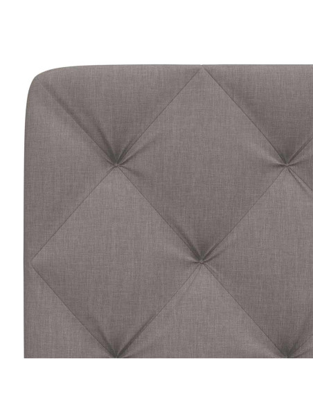 Cuscino Testiera Tortora 200 cm in Tessuto