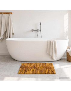 Tappetini da bagno 2 pz Naturale 44 x 60 cm