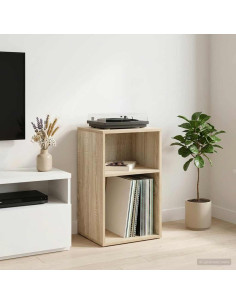 Mobile porta vinili Rovere Sonoma 38 x 33 x 61 cm