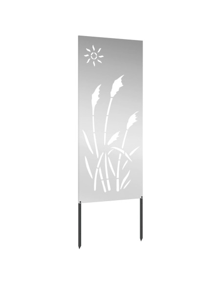 Schermo per privacy in giardino Traforo Argento 50 x 140 cm