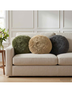 Cuscino con cuscino HEERLEN 2 pz Verde Fleece PV