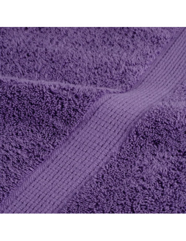 Asciugamani Premium SOLUND 2 pz Viola 50x100 cm 600 g/m²