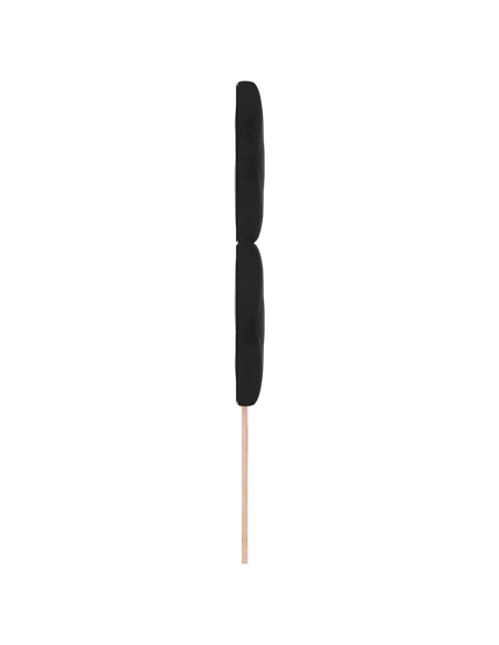 Testiera Nero 90 cm Velluto