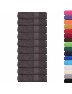 Asciugamani da doccia FROGN 25 pz Antracite 70x140 cm 360 g/m²