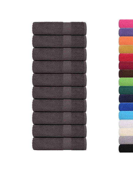 Asciugamani da doccia FROGN 25 pz Antracite 70x140 cm 360 g/m²