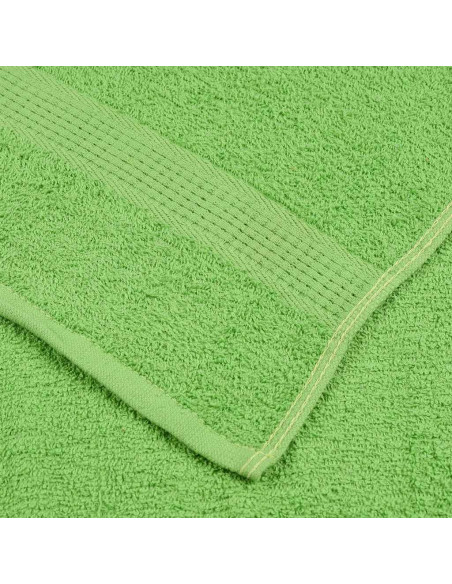 Asciugamani FROGN 4 pz Verde Mela 100x200 cm 360 g/m²