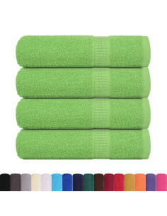 Asciugamani da bagno FROGN 4 pz Verde mela 100x150 cm 360 g/m²