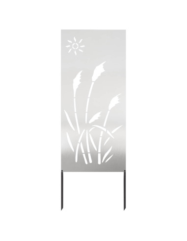 Schermo per privacy in giardino Traforo Argento 50 x 140 cm