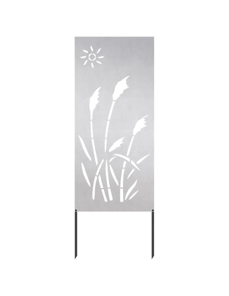 Schermo per privacy in giardino Traforo Argento 50 x 140 cm