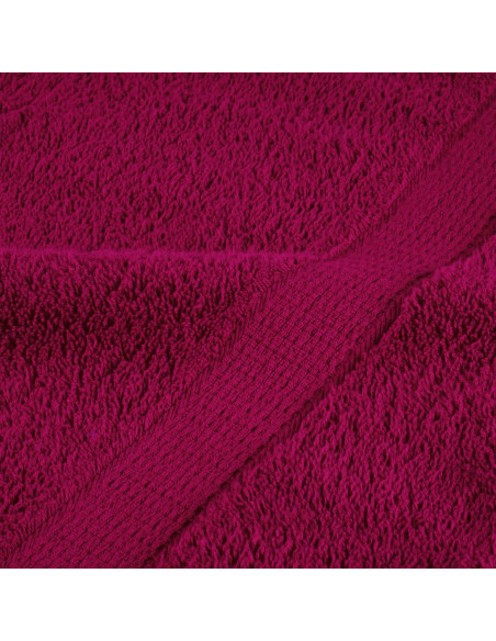 Asciugamani Doccia Premium SOLUND 4 pz Bordeaux 70x140 cm 600 g/m²