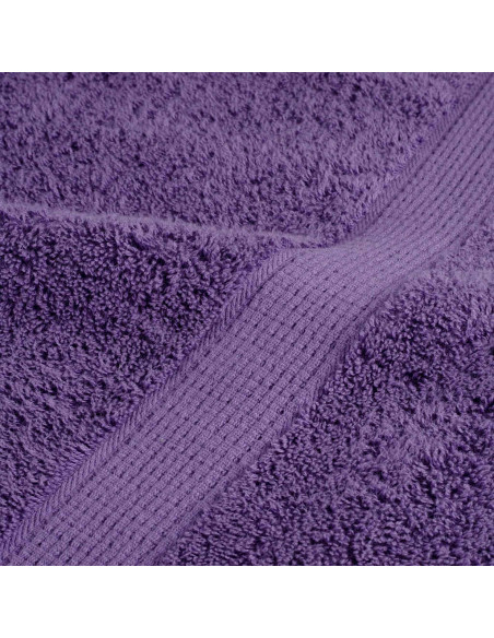 Asciugamani per Sauna SOLUND 2 pz Viola 80x200 cm 600 g/m²